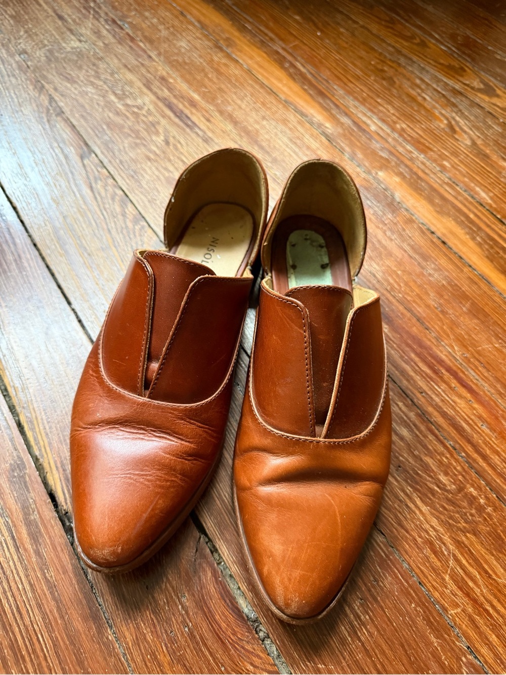 Nisolo Women's Emma d'Orsay Oxford Flats.